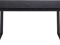 Eettafel amanda 160x90 - marmer/zwart - afbeelding 3 van  7