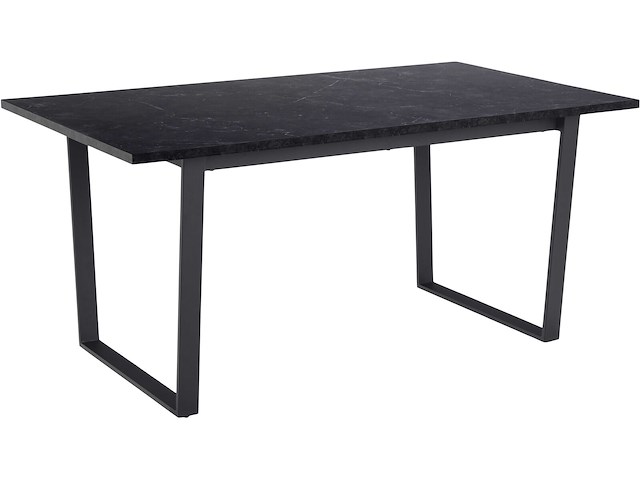 Eettafel amanda 160x90 - marmer/zwart - afbeelding 7 van  7