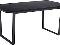 Eettafel amanda 160x90 - marmer/zwart - afbeelding 7 van  7