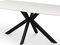 Eettafel apollo | 180 x 90 x 76 cm | stenen design - afbeelding 5 van  7