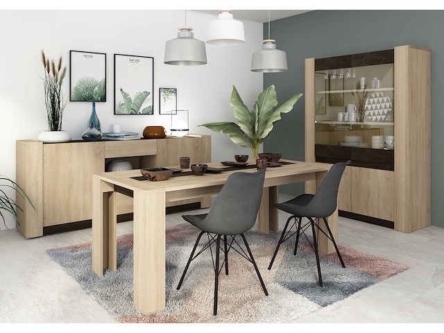 Eettafel ares 90x190 - eik decor - afbeelding 2 van  4