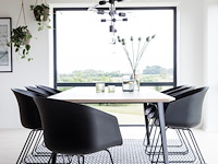 Eettafel cecile 200x100 - effen beige - afbeelding 1 van  8