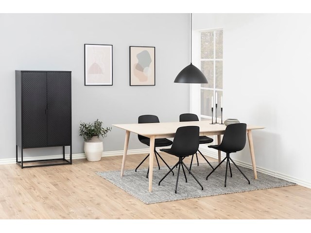 Eettafel cedro 200x100cm - witte eik - afbeelding 1 van  11