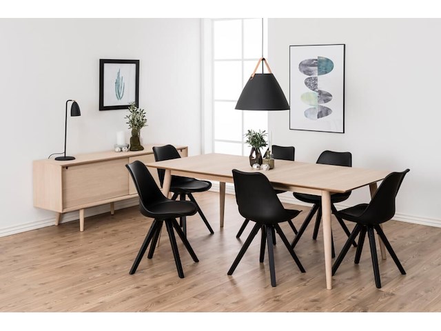 Eettafel cedro 200x100cm - witte eik - afbeelding 5 van  11