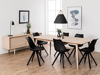 Eettafel cedro 200x100cm - witte eik - afbeelding 5 van  11