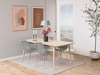 Eettafel cedro 200x100cm - witte eik - afbeelding 7 van  11