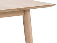 Eettafel cedro 200x100cm - witte eik - afbeelding 9 van  11