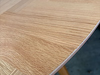 Eettafel diameter 120 eik fineer - afbeelding 2 van  3