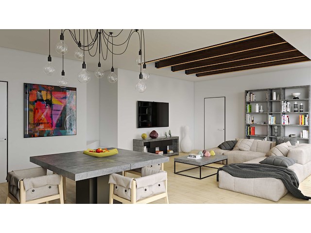Eettafel dust - 150x150 cm - afbeelding 4 van  7