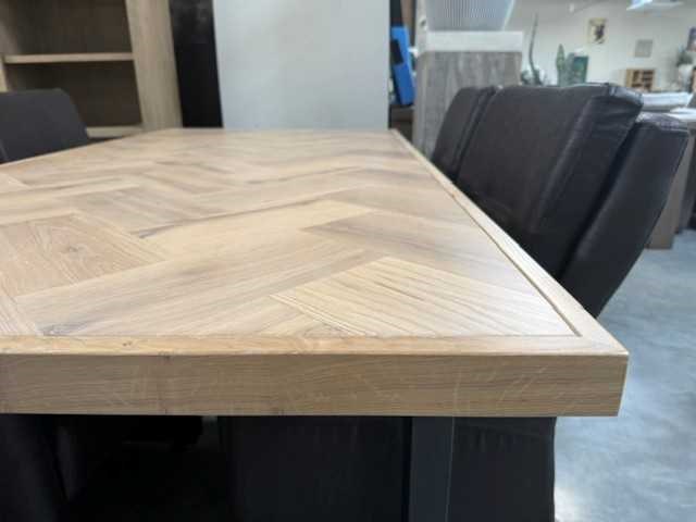 Eettafel eik parket - afbeelding 2 van  3