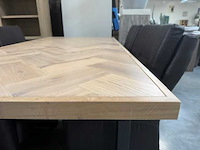 Eettafel eik parket - afbeelding 2 van  3