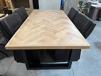 Eettafel eik parket - afbeelding 3 van  3