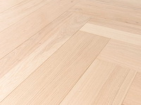 Eettafel eiken visgraat blad 180 x 98 cm - afbeelding 2 van  4