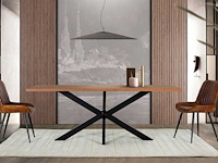 Eettafel gemaakt van massief acaciahout - afbeelding 1 van  9