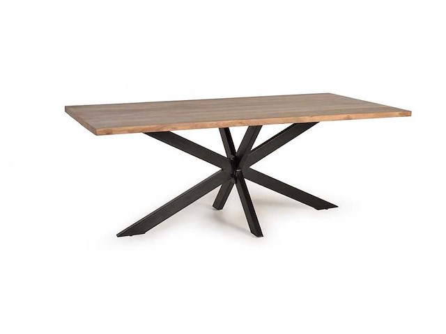 Eettafel gemaakt van massief acaciahout - afbeelding 7 van  9