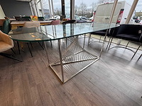 Eettafel glass nova 180cm - afbeelding 2 van  2