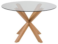 Eettafel hennie 119cm - lichte eik decor - afbeelding 4 van  7