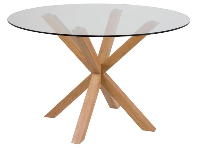 Eettafel hennie 119cm - lichte eik decor - afbeelding 7 van  7