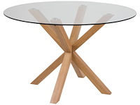 Eettafel hennie 119cm - lichte eik decor - afbeelding 7 van  7