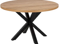 Eettafel hennie 120x76,4cm - wilde eik - afbeelding 1 van  7