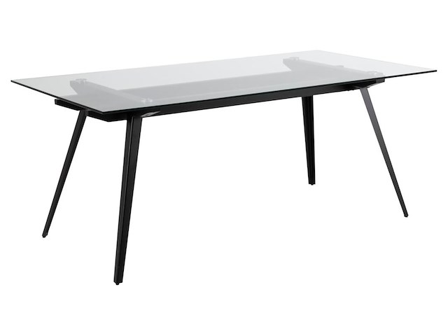 Eettafel maurane 180x90cm - zwart - afbeelding 2 van  7