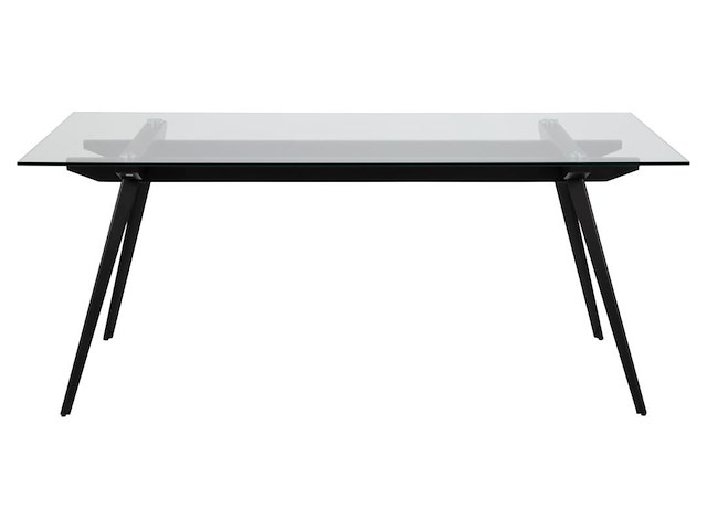 Eettafel maurane 180x90cm - zwart - afbeelding 5 van  7