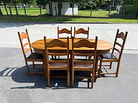 Eettafel met stoelen - afbeelding 1 van  5