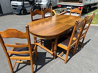 Eettafel met stoelen - afbeelding 3 van  5