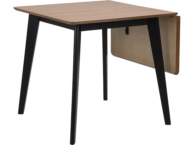 Eettafel rover - eik/zwart 80/120 cm - modern design - afbeelding 2 van  7