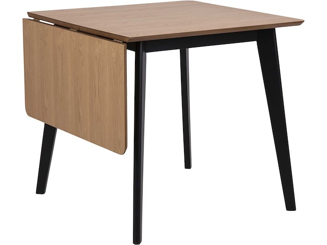 Eettafel rover - eik/zwart 80/120 cm - modern design - afbeelding 3 van  7