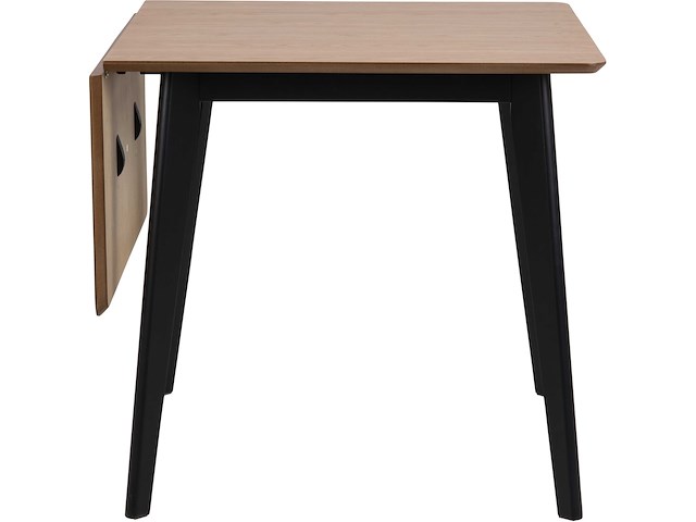 Eettafel rover - eik/zwart 80/120 cm - modern design - afbeelding 4 van  7