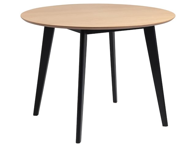 Eettafel rover 105 - eik/zwart - afbeelding 2 van  7