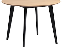 Eettafel rover 105 - eik/zwart - afbeelding 2 van  7