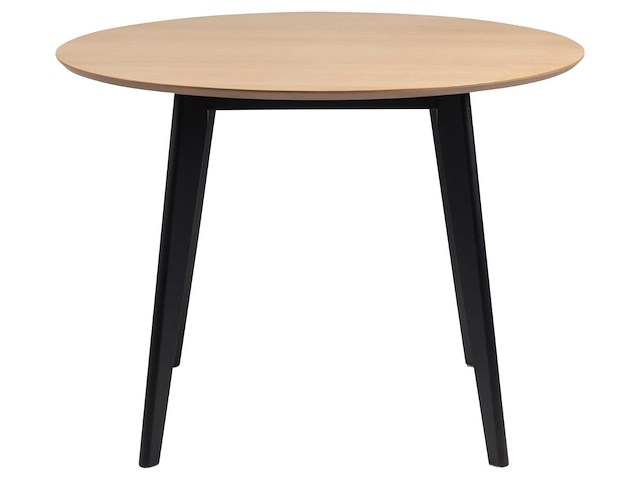 Eettafel rover 105 - eik/zwart - afbeelding 4 van  7