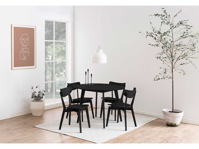 Eettafel rover 105 - zwart - afbeelding 3 van  7