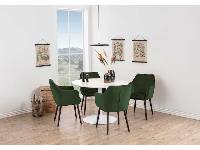 Eettafel tarro 110cm - wit - afbeelding 1 van  7