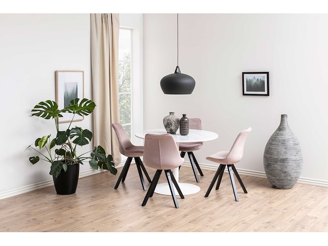 Eettafel tarro 110cm - wit - afbeelding 4 van  7