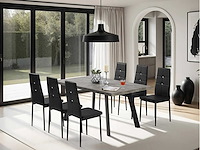 Eettafelstoelen - noir (x8) - afbeelding 1 van  8