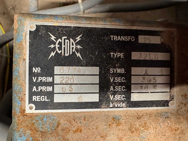 Efda a2lg transformator - afbeelding 1 van  1