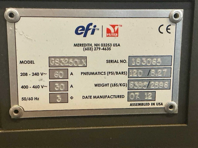 Efi vutek gs3250lx grootformaat hybride uv printer - afbeelding 9 van  10