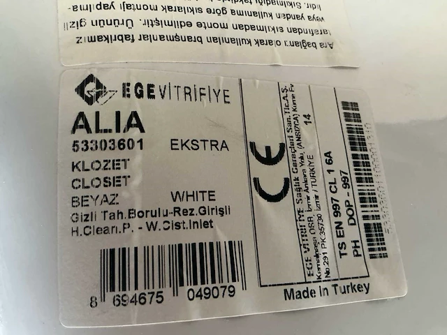 Egevitrifye alia toilet (23x) - afbeelding 7 van  7
