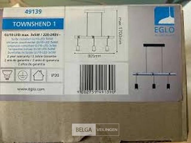 Eglo 49139(0) townshend - afbeelding 2 van  2