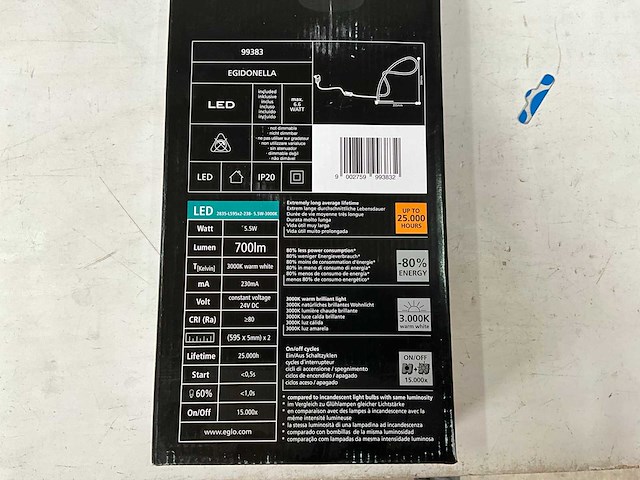 Eglo egidonella led tafellamp (24x) - afbeelding 5 van  6