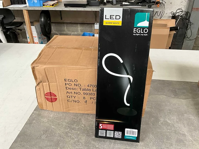Eglo egidonella led tafellamp (8x) - afbeelding 5 van  6
