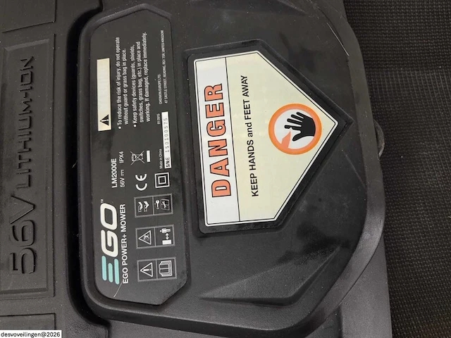 Ego accu grasmachine - afbeelding 8 van  10