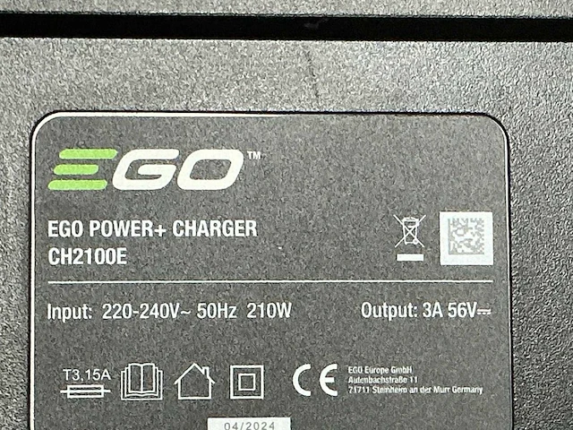 Ego ch2100e acculader (2x) - afbeelding 3 van  3