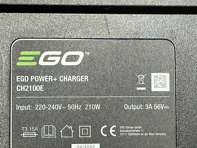 Ego ch2100e acculader (3x) - afbeelding 3 van  3