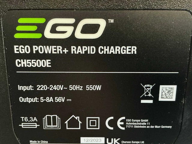 Ego ch5500e accusnellader (2x) - afbeelding 4 van  4