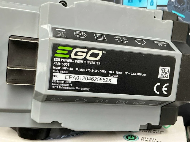 Ego pad1500e accu-omvormer (2x) - afbeelding 3 van  5
