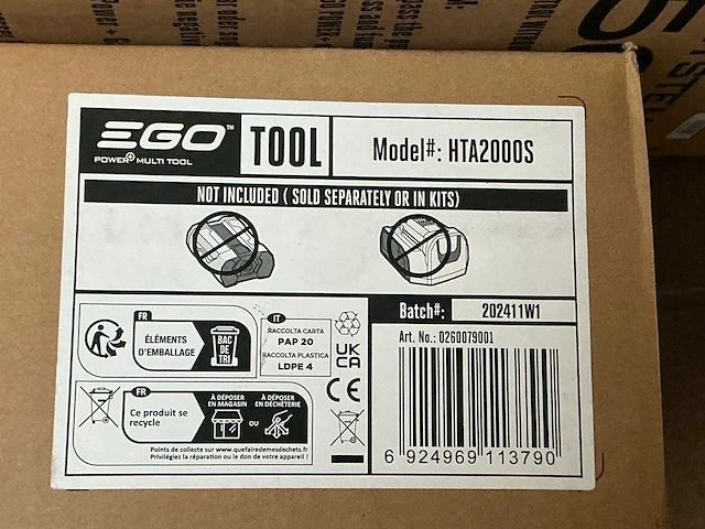 Ego phx1600 multitool accu bosmaaierset - afbeelding 11 van  11